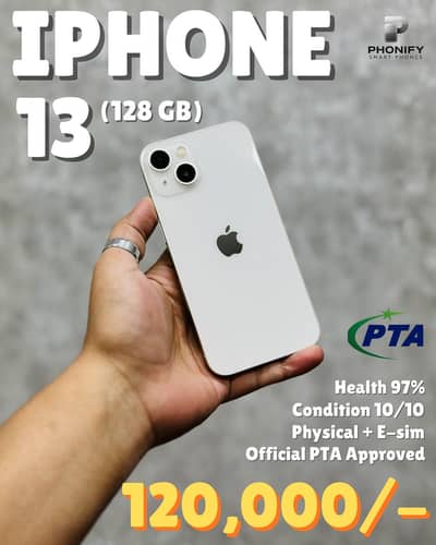 iPhone 13 Official PTA Approved 128gb