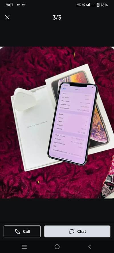 iPhone xs max pta approved WhatsApp number 03714015585