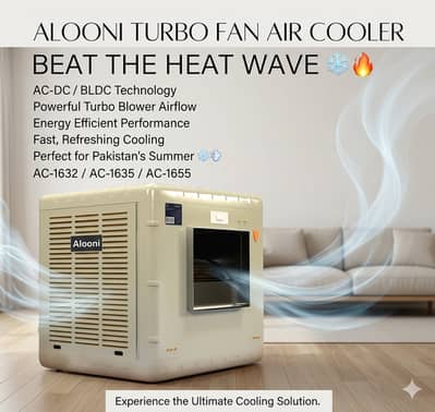 Alooni Turbo Cooler – Strong Airflow & Quick CoolingStay cool and comf
