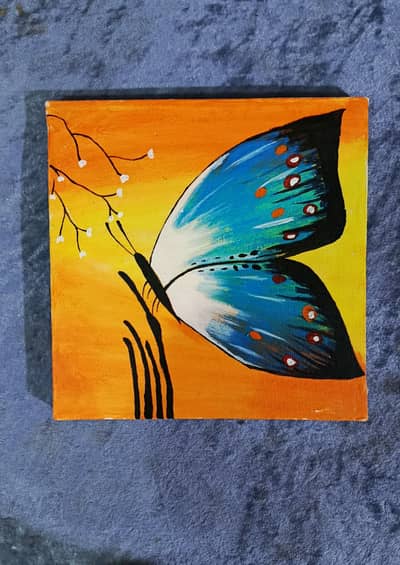 acrylic painting on canvas. . 