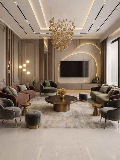 interior Design/ Media Wall/ Mirror Wall/ Bedroom Design /Wardrobe