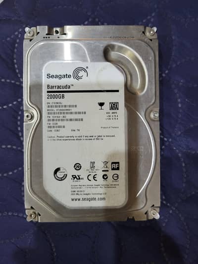 Seagate Harddisk 2 Tb