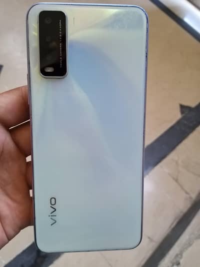 vivo y 20 4,64 with box only touch crack oper say but working full ok