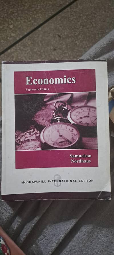 Economics Book (18th Edition) by Samuelson & Nordhaus – Original