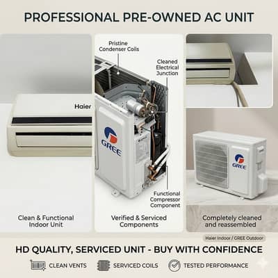 1 Ton Split AC – Powerful Cooling, Excellent Working Condition