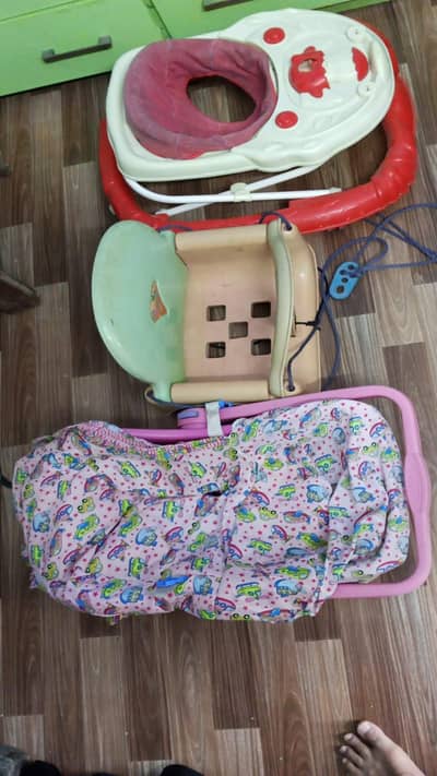 Baby Cot , baby JHULA And Baby Walker