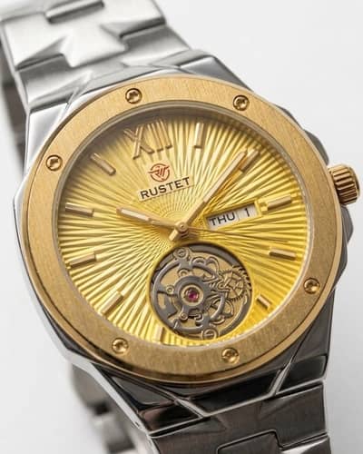 RUSTET-1053-GOLDEN WITH SILVER