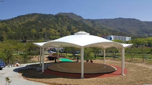 Canopy shade / Dome parking / Car roof shade / Tensile pvc shade