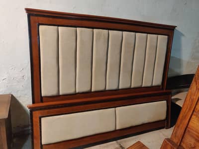 New pure woden double bed only bed