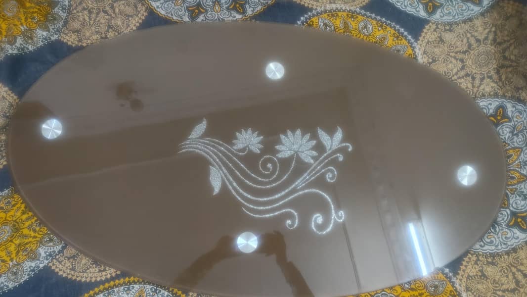 designed table glass used 1