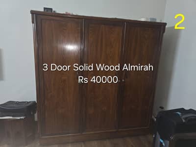 Wooden Bed ,  Sofa set Chair Set As Going Abroad