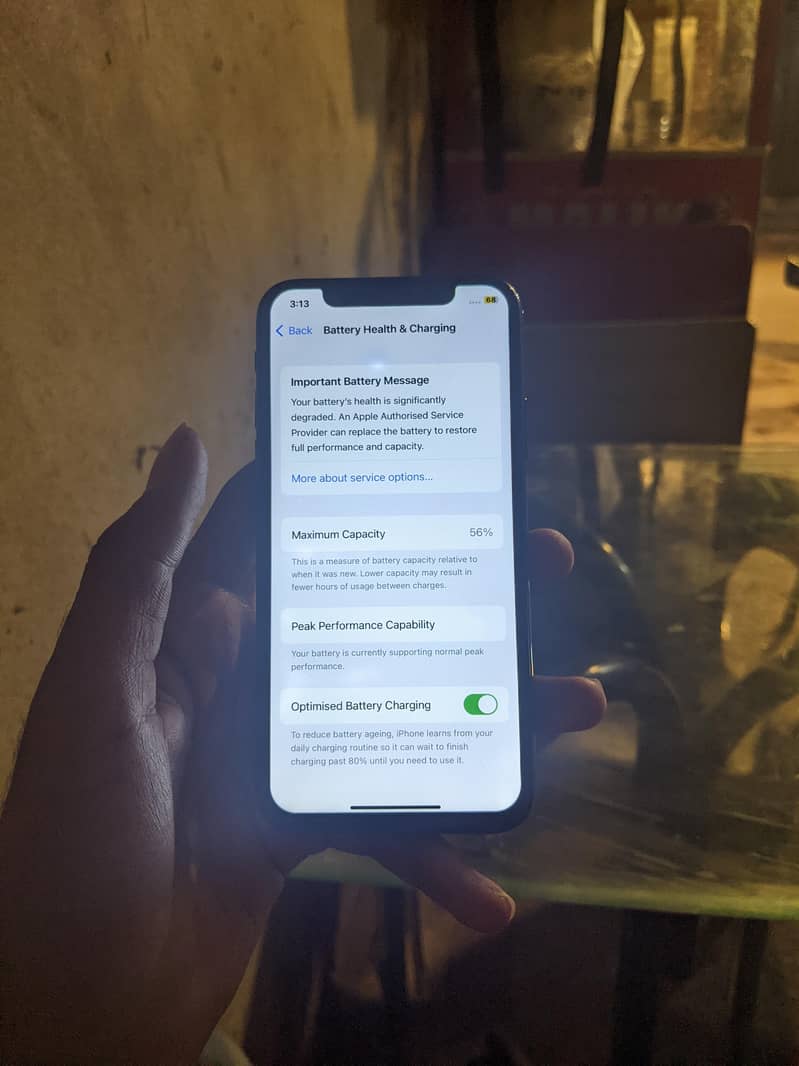 iphone x 2month sim time 1