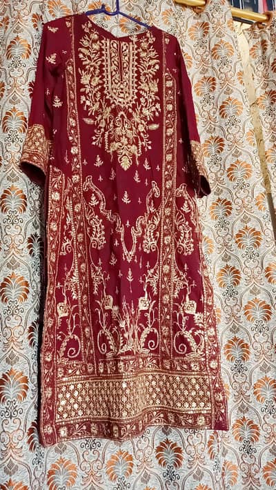 Asim Jofa Style Luxury Embroided twisted silk