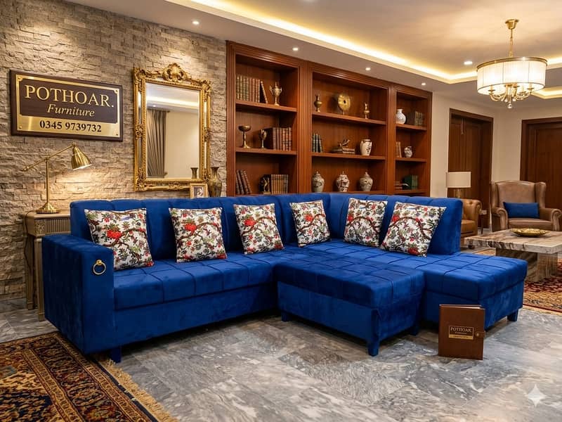 L shape sofa | Corner sofa | sofa set | sofas set | 6 seater sofa set 9