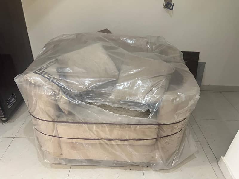 Slightly used sofa set 1
