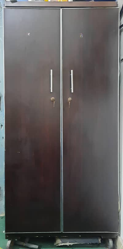 Wooden double door cupboard