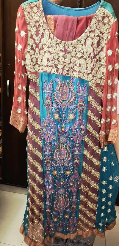 long mexi with trouser one time used