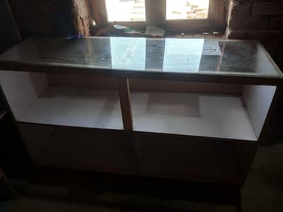 Shop racks and counters