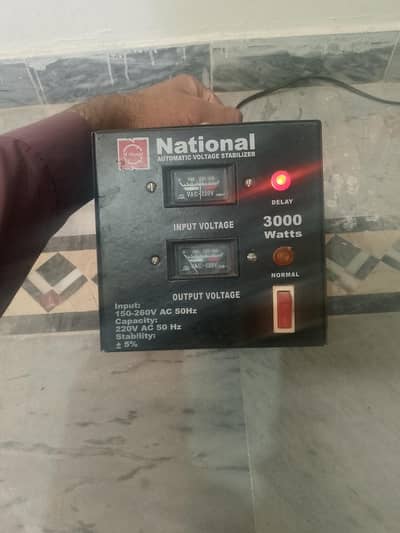 national automatic voltage stabilizer 3000