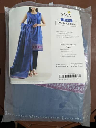 Saya Jacquard 3cs Suit Premium Quality  (10% OFF)