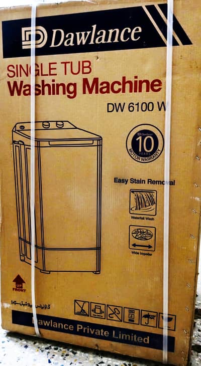 New Box pack with warranty card. washing machine.