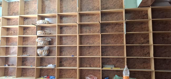 Glass Counter And Racks For Shops And Home Office
