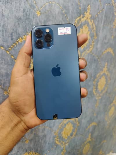 I phone 12 Pro max . . 256GB 100 health water pack PTA