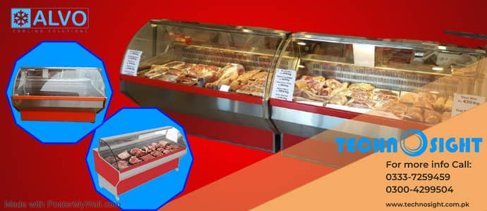 Meat Display Chillers, Vertical Meat Chiller, Meat Mincer
