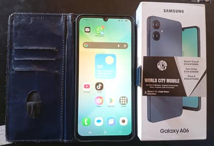 Samsung A06 Dark Blue 10/10  - Dabba - Flip Pouch