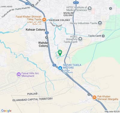 Plot For Sale In hill view city taxila 5 marla size