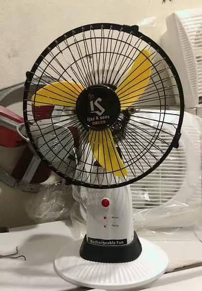 12 Volt DC Charging Table Fan