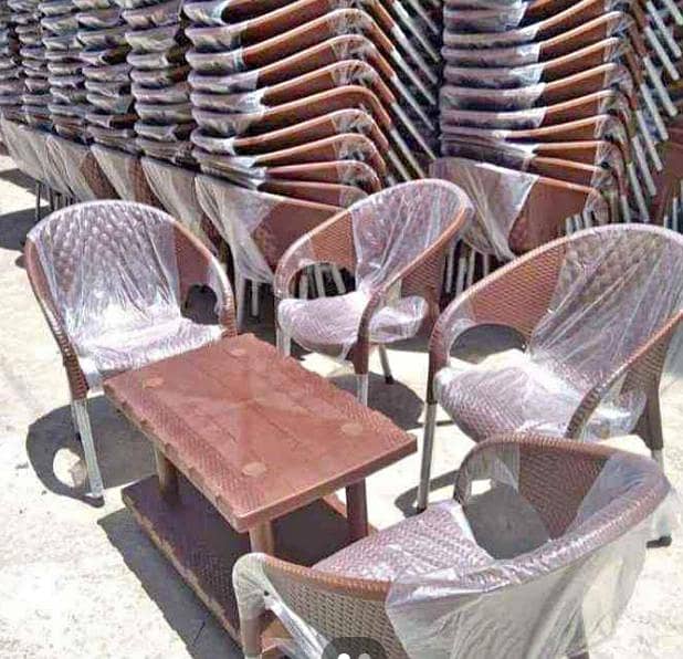 Plastic chairs & table  wholesale priceRs. 900 4+1)(4500 1