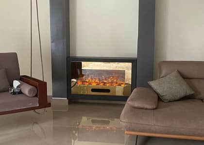 Eagle fireplace