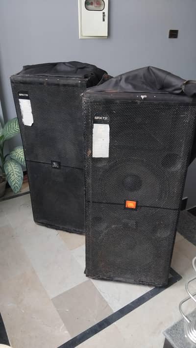 JBL SRX725 Pair USA Original + Covers 1200W - DJ Shadi Hall