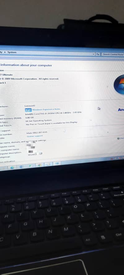 Core i5 4Gb Ram Lanavo Laptop