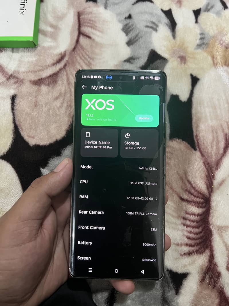 INFINIX note 40 pro 8