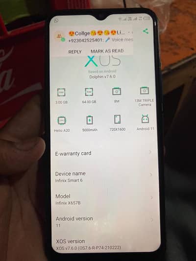 Infinix Smart 6 PTA approved