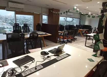 Best Deal : 1200 Sqft Modern Furnished Office / Software House In Prime Location Of Pechs / Shahrah e Faisal At Low Rent.
