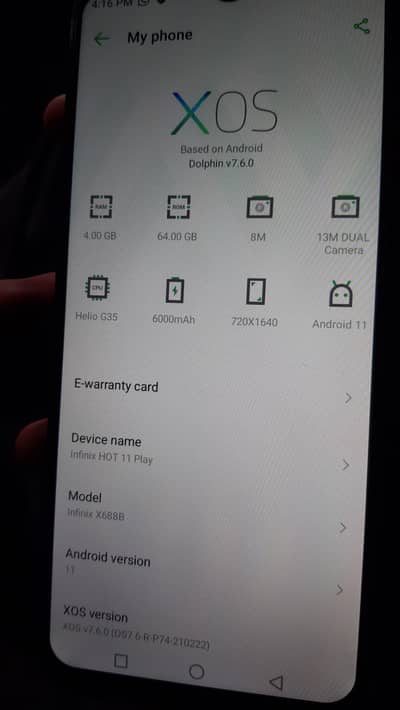 Infinix Hot 11 play