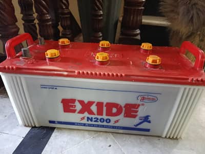 exide used battery for sales not charging body in good condition