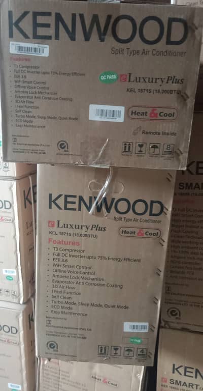 Kenwood 1871 E-Luxury Plus 1.5 Ton Inverter AC (2026 Model)T3+Wi-Fi