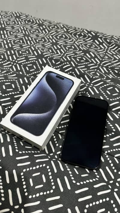 Apple iPhone 15 Pro 256GB Non PTA – Blue Titanium