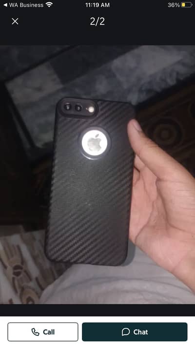 iPhone 7plus non pta 128 gb back camera blur ha minor sa unit crack