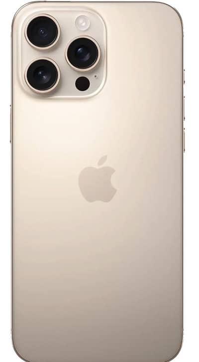 Iphone 16 pro max JV 256 desert colr woth box and cable