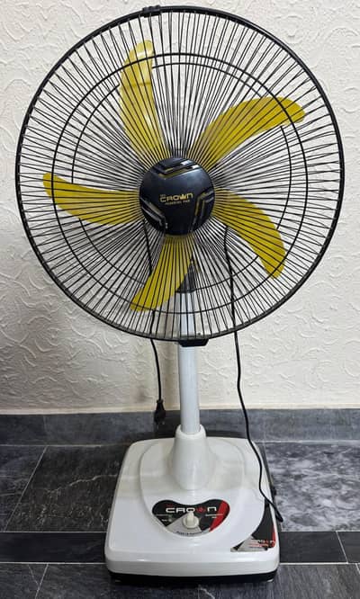 Rechargable pedestal fan