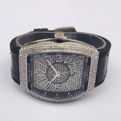 luxury diamond men watch