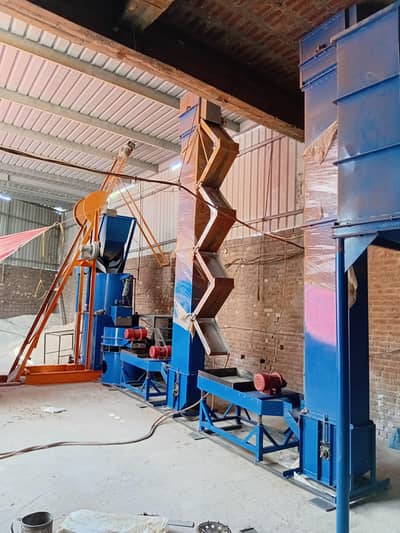 Resin sand coating plant