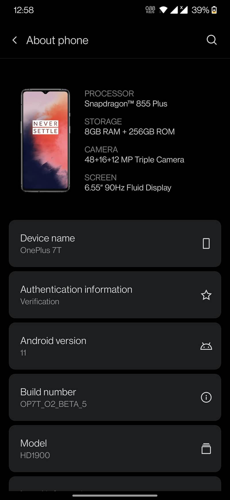 oneplus 7t 6
