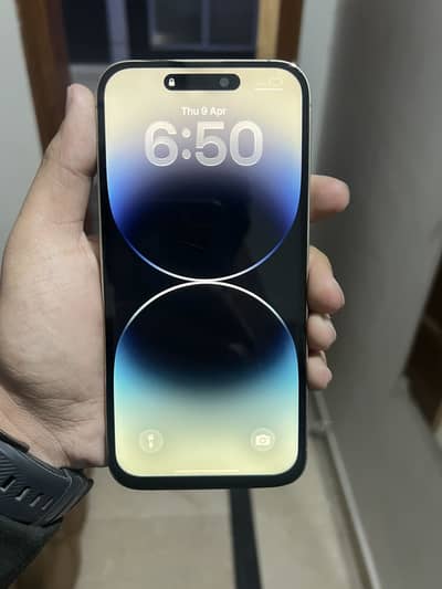 Iphone 14 pro max 87Bh non pta sim time 4 months dual physical sim