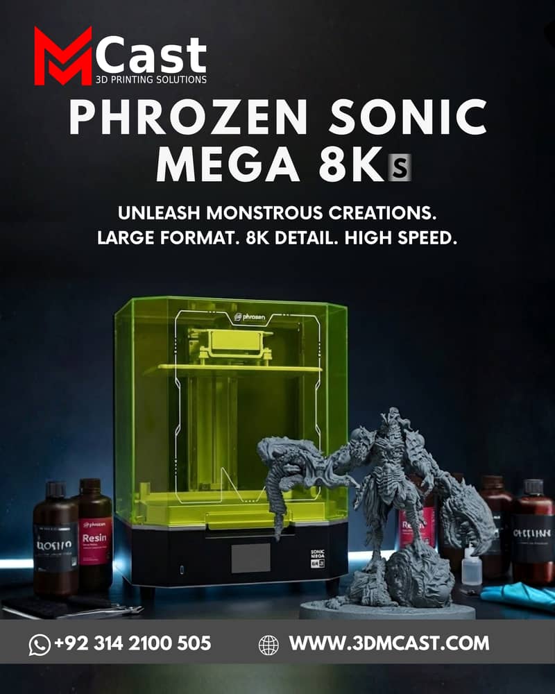 Phrozen Sonic Mega 8K S 3D Printer 3